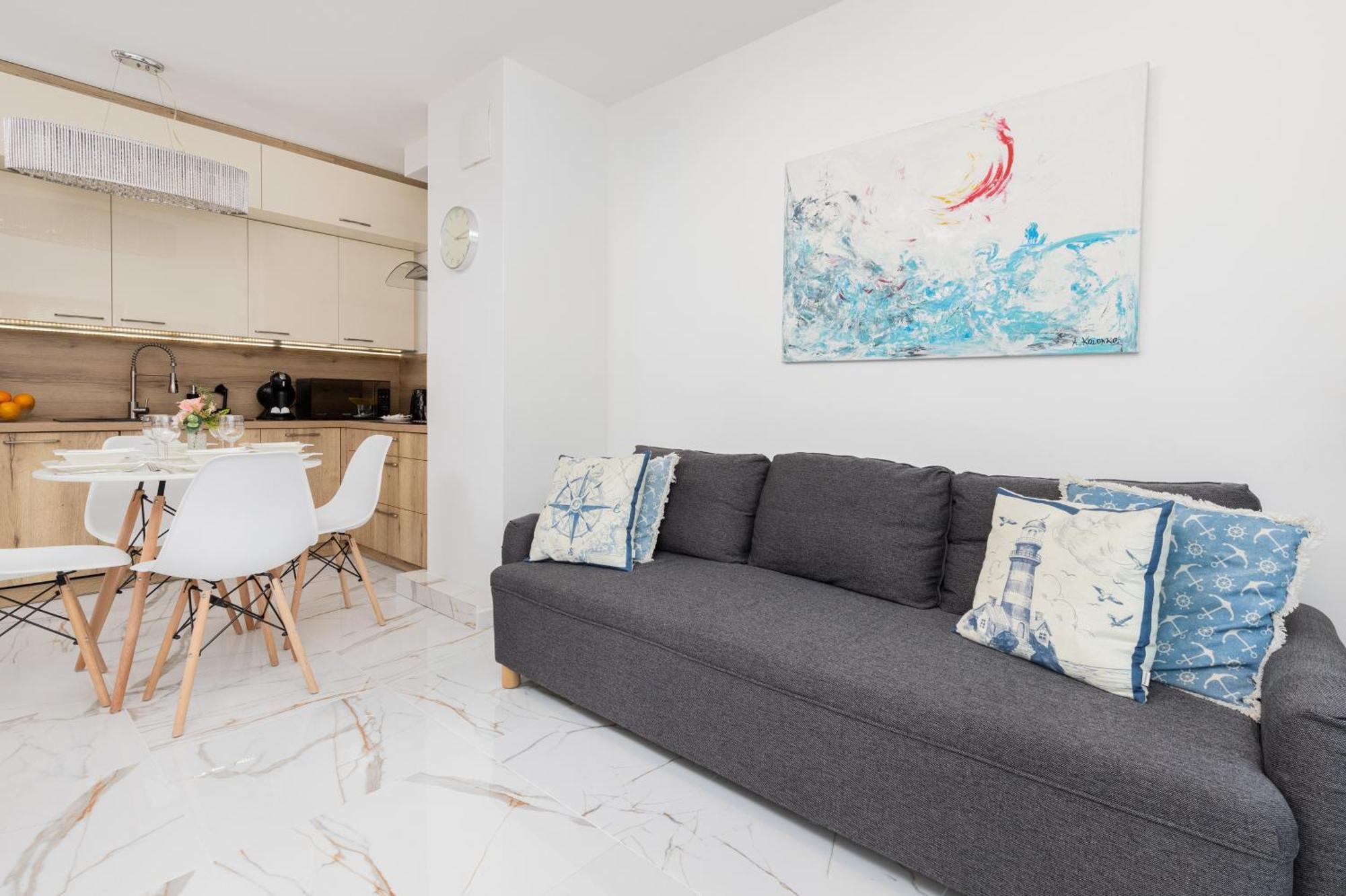 Batorego 7 Apartament With Terrace & Parking Downtown Gdynia By Renters Exterior foto